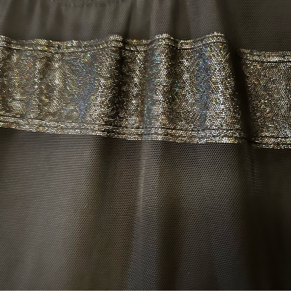 Revolution  Dancewear “Gravitate” Dance Costume Small Adult black mesh tulle - Picture 9 of 15